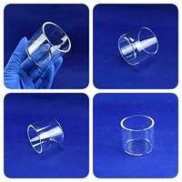 Plaque en quartz naturel fusionné haute pureté HaiChuan JGS2, transmittance lumineuse de 92 %, stabilité thermique à 1100 °C, résistant aux acides