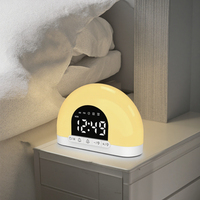 Réveil intelligent populaire à vente chaude, simulateur d'aube, lumière électrique pour se réveiller, chambre à coucher, bureau, salle à manger, salon