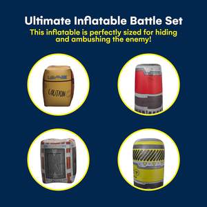 Bunkers gonflables pour la bataille de Paintball Set Home Outdoor Toys for Laser Tags Blast Guns & Paintball Gonflable Barils - Product Image 3