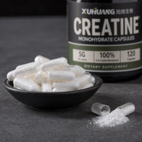 Capsules de créatine monohydrate micronisée Xuhuang, marque privée OEM ODM, complément nutritionnel sportif