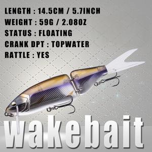 NUEVO Señuelo de Pesca Articulado OEM Swimbait Big Bait, Cebo Duro Artificial 145mm 59g <span class=keywords><strong>Balam</strong></span> para Predadores, Wobbler, Minnow, Pike - Product Image 2