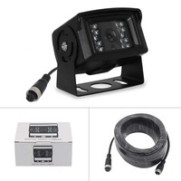 120 grados vista grande 24V cámara de marcha atrás de respaldo para remolque de autobús impermeable estacionamiento seguridad Auto vehículo camión vista nocturna