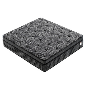 Colchón Sleep Knight con resortes ensacados individualmente, colchón de hotel, espuma viscoelástica de látex gruesa y duradera para uso en dormitorio - Product Image 1