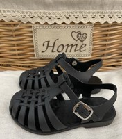 Nouveaux garçons et filles sandales décontractées avec talon haut anti-dérapant semelle intérieure en caoutchouc plat léger gelée pantoufles de plage décontractées