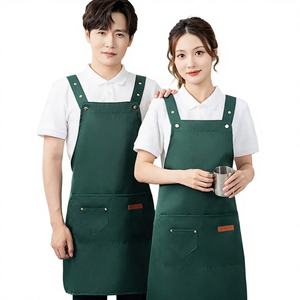 Tabliers de travail personnalisés pour hommes et femmes, pour les bars à thé, les baristas, avec logo personnalisé pour les serveurs, les hôtels et les restaurants, la cuisine - Product Image 6