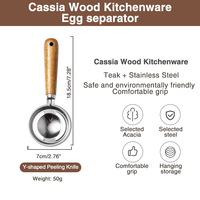 Ustensiles de cuisine 11 pièces, gadgets de cuisine, manche en bois, fouet en acier inoxydable, coupe-pizza, séparateur d'œufs, coupe-pizza, outils de pâtisserie