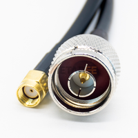 Câble de liaison coaxial RP SMA mâle vers N mâle 1M RG58, câble d'extension d'antenne à gain élevé