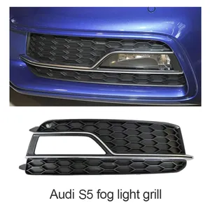Phụ tùng ô tô ABS tổ ong Sương Mù Ánh sáng nướng bìa cho Audi A3 A4 S5 Q5