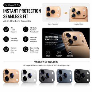 Anillo Protector de Lente Magnético AR AF de Aleación Metálica para <span class=keywords><strong>iPhone</strong></span> 17 Pro Max, Venta al por Mayor de Fábrica - Product Image 3