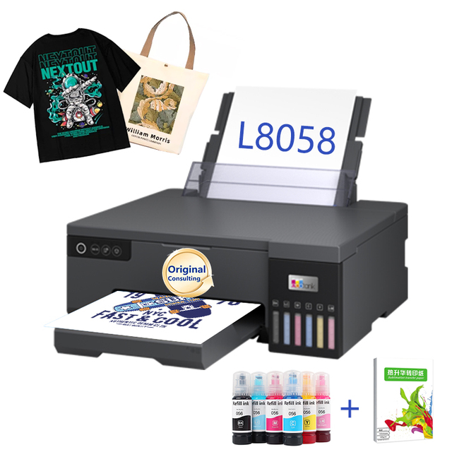 Epso n L8050 805 850 1300 1800 Latest Heat Transfer Printer, Personalized DIY Clothing Phone Case Printer WiFi USB in Stock
