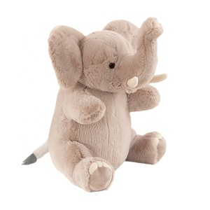 Mainan Hewan Boneka Plush Kustom yang Laris Manis, Boneka Gajah Kawaii, Grosir Mainan Boneka Plush untuk Anak-anak - Product Image 6