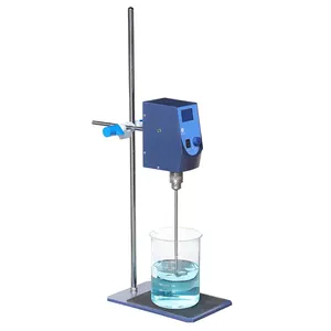 2023 wholesale high speed cantilever lab agitator 2500rpm electric cosmetic mixer LCD laboratory overhead stirrer 20l