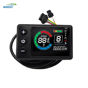 จักรยานไฟฟ้า S866-1S จอแสดงผล LCD สี แผงควบคุมหน้าปัด โปรโตคอล UART หมายเลข 2 สำหรับแสดงความเร็ว ระยะทาง ความผิดปกติ แรงดันไฟฟ้า จักรยานไฟฟ้า - Product Image 1