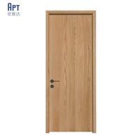 Porte intérieure peinte sur mesure, finition placage bois, prix de gros direct usine, chambre moderne minimaliste