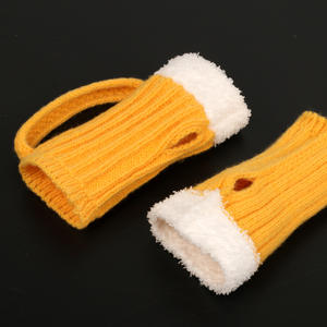 HZS-24030 de haute qualité personnalisé femmes mitaines tricot fête mode bière correspondant gants - Product Image 3