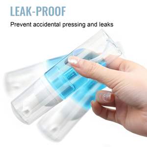 Botella de Espuma Transparente de PET de 2 oz/60 ml con Bomba y Tapa Antiderrames para Jabón de Manos, Champú, Mousse para el Cabello, <span class=keywords><strong>Autobronceador</strong></span>, Limpiadores Faciales - Product Image 6