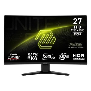 Moniteur 27" ( LED 1920x1080 FULL HD 280Hz ) MAG 274CXF Curvo Noir - Product Image 1