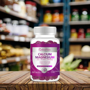 Venta al por mayor OEM Etiqueta Privada vegana vitamina D3 K2 calcio magnesio zinc gomitas suplemento - Product Image 1