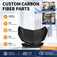 Cache-vent avant de moto en fibre de carbone 3K personnalisé OEM DIY pour autoclave, pièce de moto en fibre de carbone
