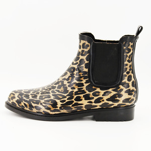 Mesdames impression bottes <span class=keywords><strong>de</strong></span> jardin imperméables bottes <span class=keywords><strong>de</strong></span> cheville chelsea bottes femmes chaussures - Product Image 1