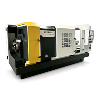 Torno CNC de bancada plana QK1332 para la industria petrolera con controlador GSK, para roscado de tuberías de 80-320 mm para acoplamiento de tubos de revestimiento API