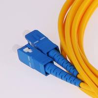 Cordon de brassage optique monomode duplex 9/125μm SC/UPC vers LC/APC, câble de brassage optique double fibre pour centre de données FTTH