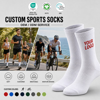 Chaussettes de cyclisme personnalisées pour hommes, design extérieur, triathlon, chaussettes de sport jacquard personnalisées New East Athletic
