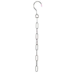 Kaiwang Stainless Steel Wardrobe <b>Storage</b> Chain Hook Type Clothing Organizer Hanging <b>Clothes</b> Rack Rectangle Shape - Product Image 5