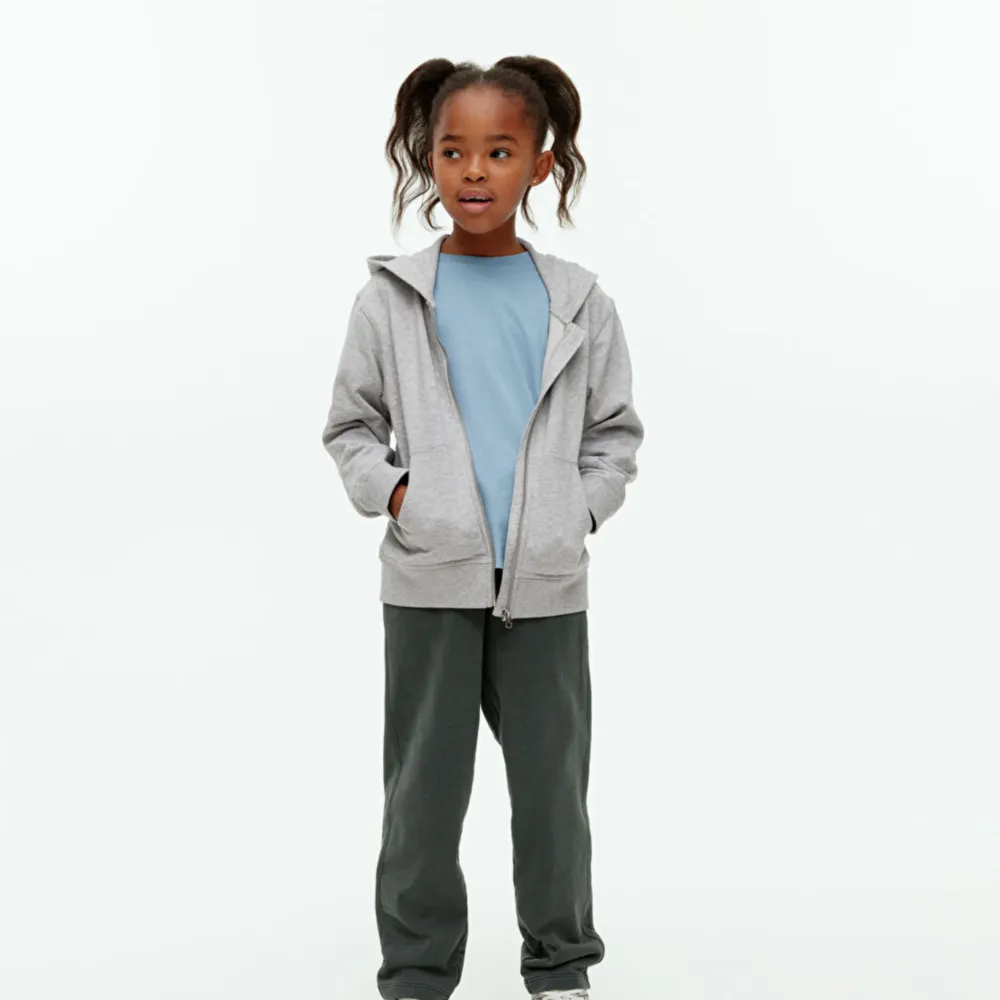 คุณภาพสูงHood Zipper Upเสื้อแจ็คเก็ตเฮฟวี่เวทBreathableความนุ่มนวลเด็กเด็กHoodies
