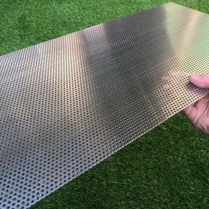 Malla Metálica Perforada Negra para Disipación de Calor, Lámina de Metal Perforado con Orificios Redondos, Lámina de Aluminio Perforada - Product Image 1