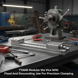 Ttake Modular <b>Vice</b> With Fixed And Descending Jaw For Precision <b>Clamping</b> - Product Image 3
