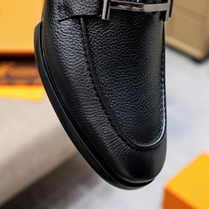 Nouvelles chaussures en cuir à lacets pour hommes de style britannique à la mode en cuir décontracté d'affaires - Product Image 5