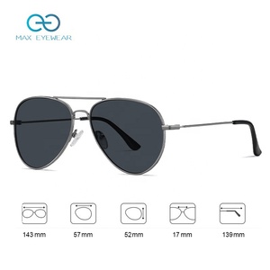 Gafas de Sol de Aviación Retro 2024 con Logotipo Personalizado, Doble Puente Metálico, Protección UV400, Antideslumbrantes, para Conducir, Hombres y Mujeres - Product Image 5