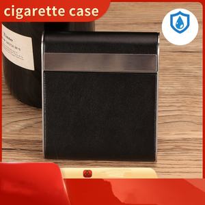 Vente en gros de 20 pièces en <span class=keywords><strong>cuir</strong></span> de vachette à la mode étui à cigarettes en métal pour fumeurs étui à cigarettes en <span class=keywords><strong>cuir</strong></span> personnalisé - Product Image 6