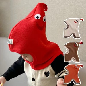 Cute Rooster Hat for Kids - <b>Knit</b> Cap with <b>Scarf</b> in One Autumn/Winter Warm Ear Protection Children Pullover Hat - Product Image 1