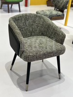 JP Vente en gros d'usine Tabouret de restaurant de loisirs nordiques pour la maison Chaise en bois massif Chaise de salon en cuir à dossier souple Chaise de café