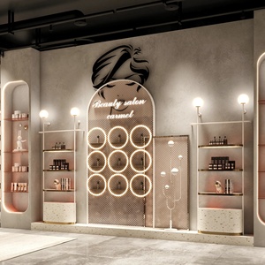 Renovación de Interiores para Centro de Belleza y Spa de Cabello y Uñas con Zona de Exhibición Arqueada de Piedra y Mobiliario Comercial - Product Image 6