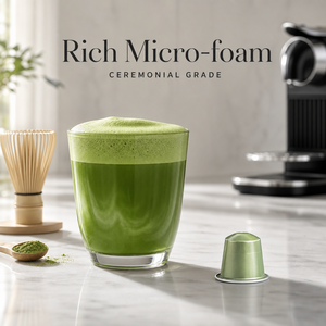 เมล็ดมัทฉะออร์แกนิกคุณภาพสูง ใช้ได้กับเครื่อง Dolce Gusto หลากหลายรสชาติ รองรับการผลิตแบบ OEM แบรนด์ตามสั่ง พร้อมบริการจัดส่ง - Product Image 1