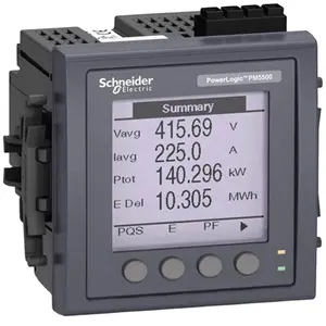 Medidor de potencia Schneiders serie PM5000 comunicación RS485 METSEPM5560