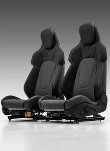 Kit de mise à niveau de sièges électriques en cuir perforé personnalisé <span class=keywords><strong>Bordeaux</strong></span> pour Porsche - Product Image 5