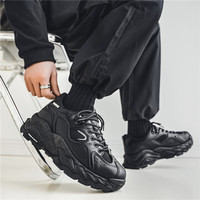 Chaussures de sport de luxe de haute qualité pour hommes, semelle épaisse, plateforme, empeigne en mesh, antidérapantes, confortables, lacets, streetwear, chaussures de marche