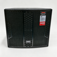 [VAMAV TX 15S] Subwoofer haut-parleur actif professionnel pour scène, 15 pouces, puissance RMS de 800 W, système d’équipement pour concerts, églises, bars et DJ