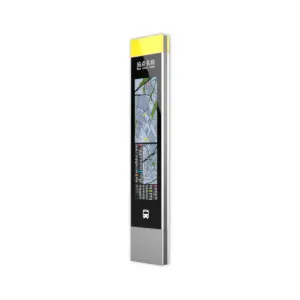 Produk baru layar sentuh berdiri luar ruangan Lcd Bus Stop Digital reklame tampilan informasi penumpang dengan harga terendah