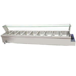 Bagnomaria Commerciale da Banco in Acciaio Inox per Ristorante con 3 Vasche GN1/1 - Product Image 2