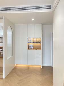 Meuble de rangement pour chaussures moderne et durable, taille personnalisable, bois massif, meubles de salon, protection de l'environnement, villas, hôtels - Product Image 2