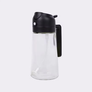 <b>Kitchen</b> Gadgets 16oz 2 in 1 <b>Oil</b> Dispenser and <b>Oil</b> Mist Sprayer <b>Bottle</b> <b>for</b> Barbecue with Olive <b>Oil</b> <b>Bottle</b> - Product Image 1