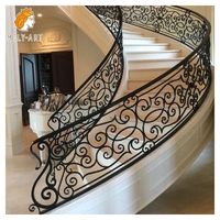 Rampe en fer forgé pour extérieur Ace, rampe d'escalier en fer forgé, rampe de balcon en fer forgé