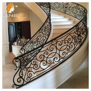 Ace ngoài trời wrought sắt lan can bên ngoài wrought sắt cầu thang lan can wrought sắt ban công Đường Sắt - Product Image 2