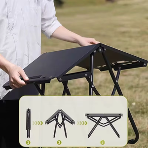Mesa plegable para acampar, mesa plegable ligera para exteriores, mesa táctica plegable con bolsa de transporte para acampar, Picnic - Product Image 4