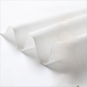 Multi color liso sostenible suave 45 algodón 55 Lino <span class=keywords><strong>RAB</strong></span> thobe thawb tela/Tela de ropa blanca musulmana - Product Image 2